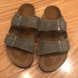 Grey Birkenstocks - Hardly ever worn!